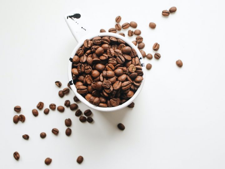 White Background, Coffee Beans