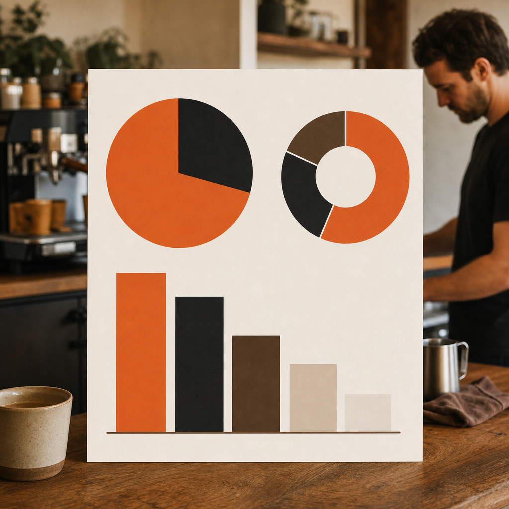 Chart of Australian coffee consumption and drink preferences