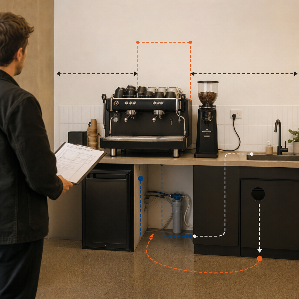 Office coffee machine pre-installation site checks