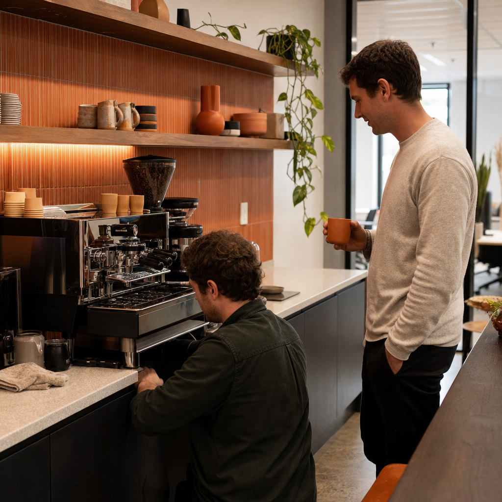 Office Coffee Machine Service, Maintenance and Breakdown Support in Melbourne: What Good Support Actually Looks Like